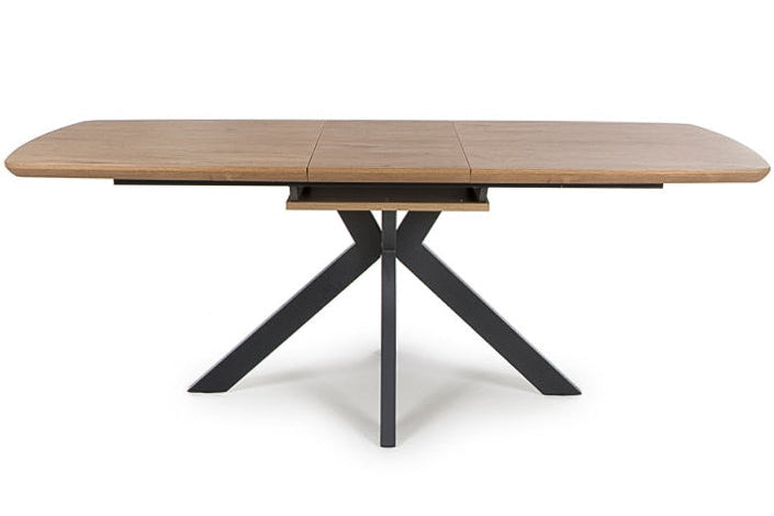 Fiji Rustic Oak 1.6 to 2 metre Extension Dining Table