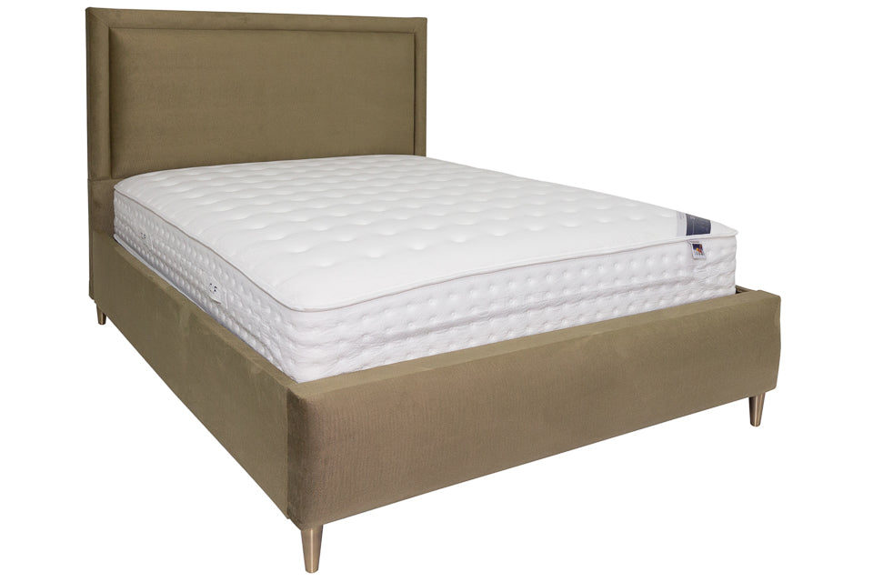 Furbo Green fabric 6 foot Super King Bedframe