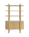 Tina - Marble Top Bookcase