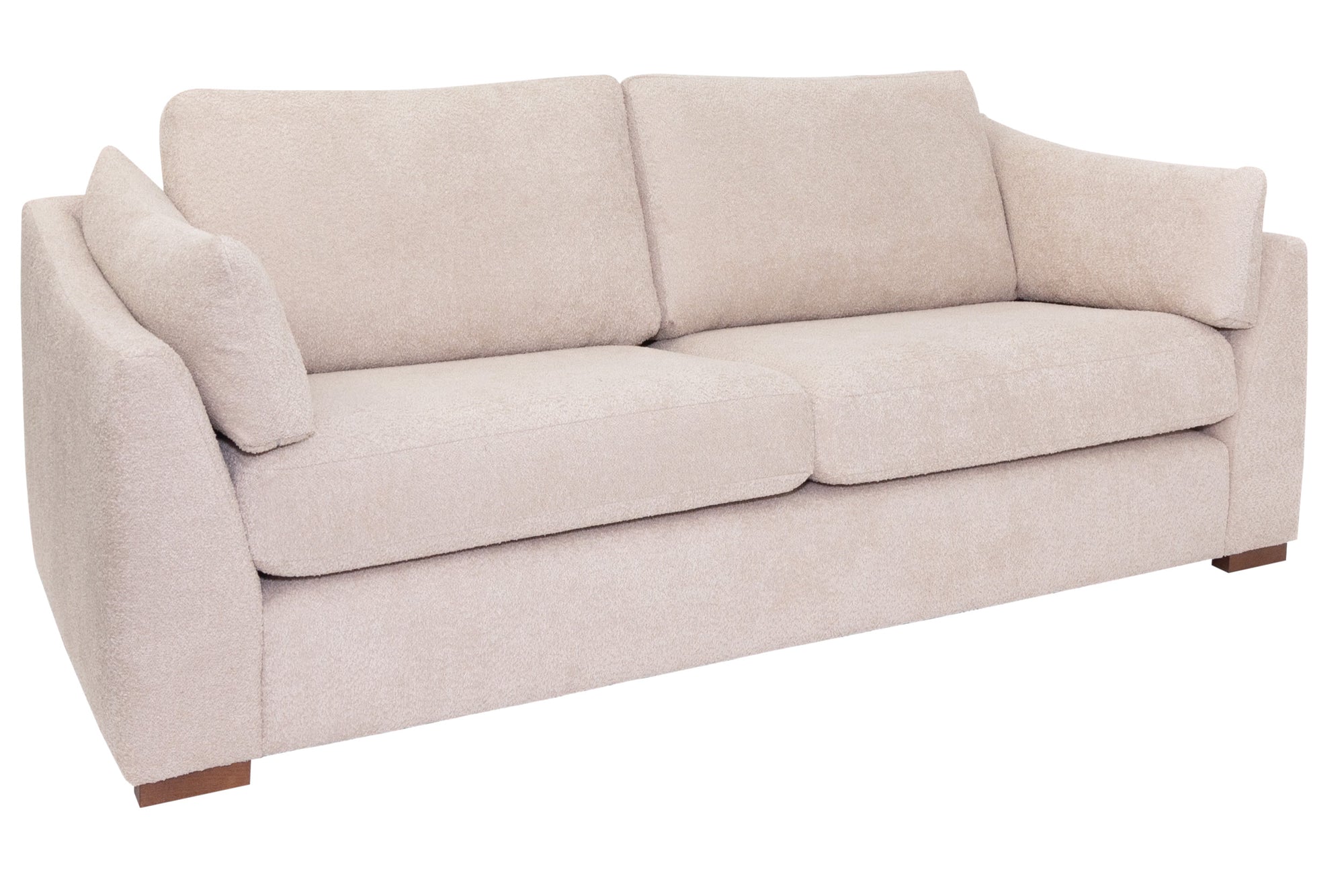 Harlyn ivory Boucle Fabric 3 Seater Sofa