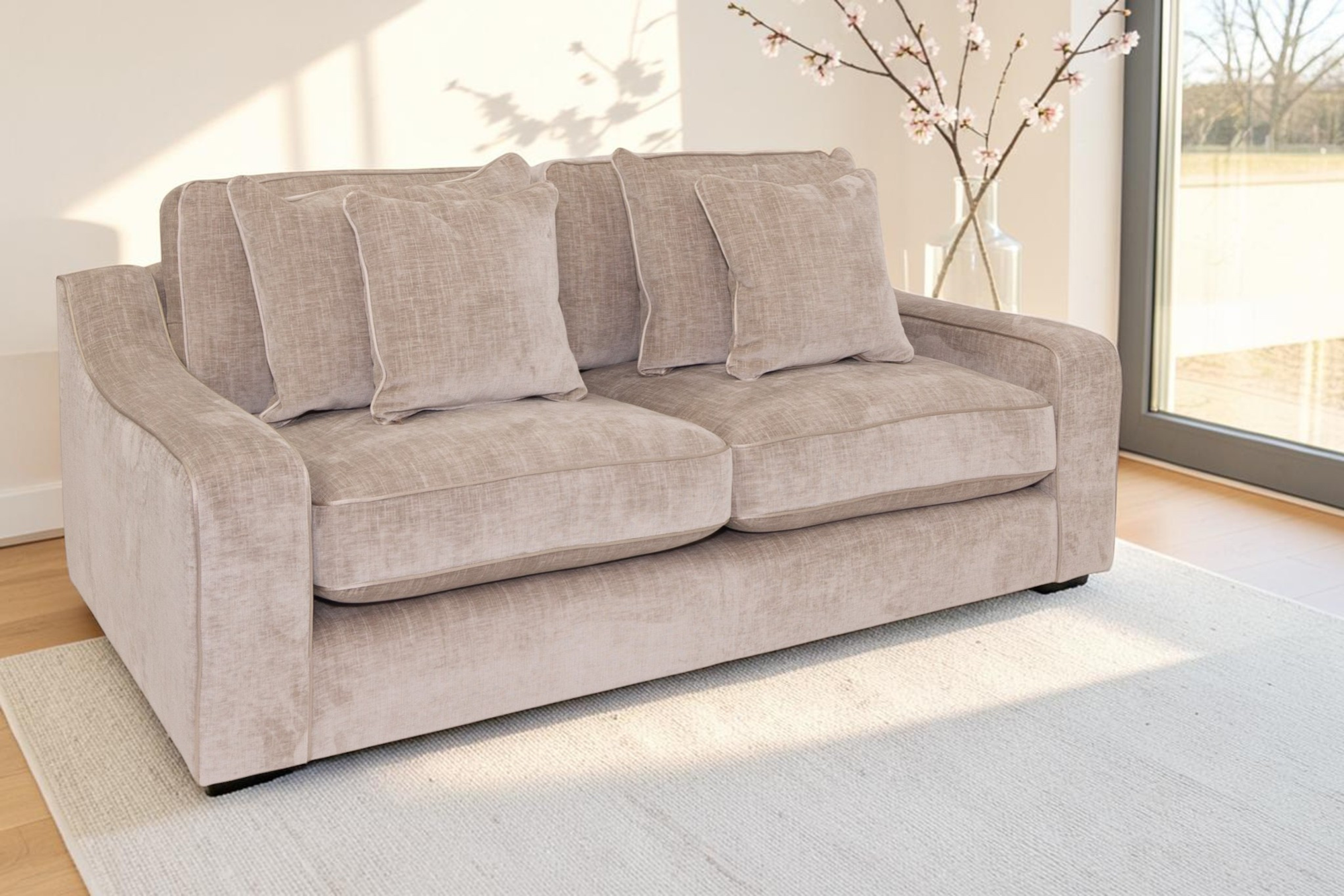 Harriet - Fabric 2 Seater