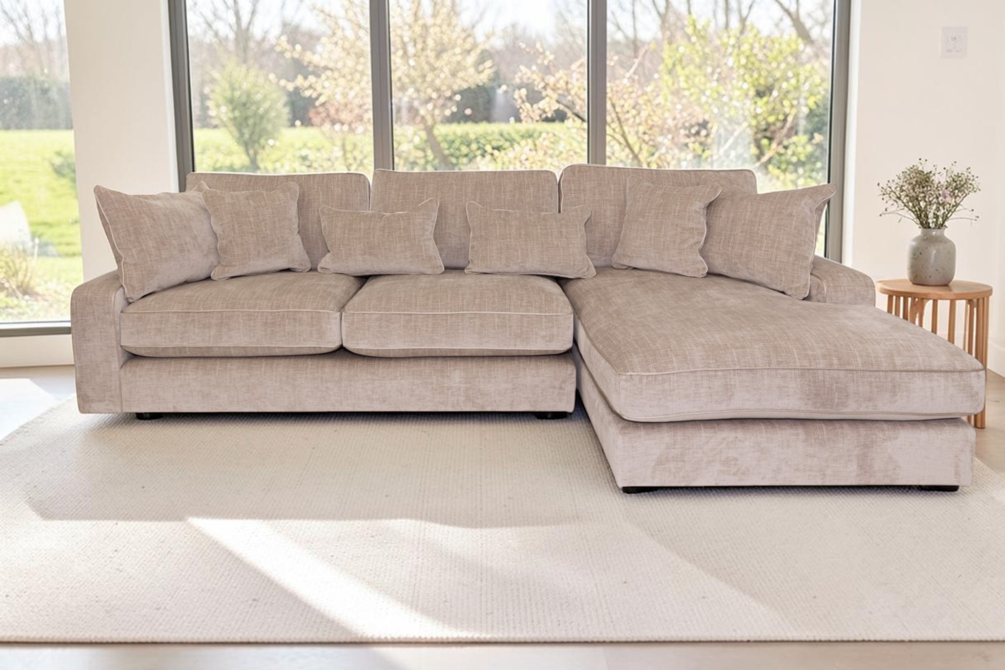 Harriet - Chaise RHF Corner Suite