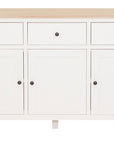 Eimear - Cream And Oak Large 3 Door 3 Drawer Sideboard