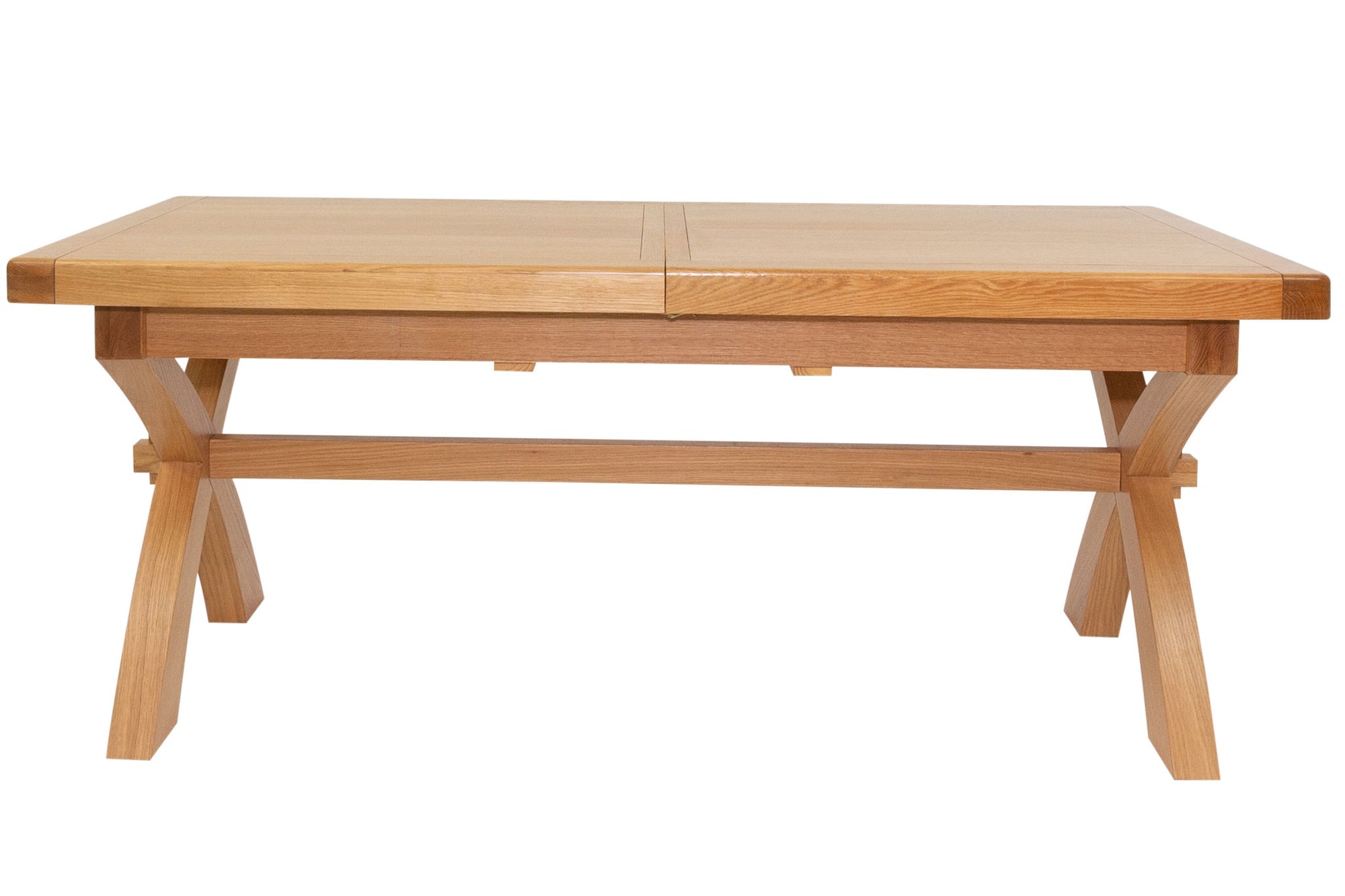 Kinvara - Oak Cross Leg Dining Table 200-245Cm