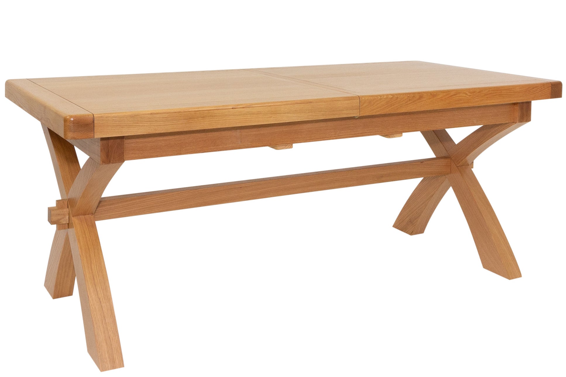 Kinvara - Oak Cross Leg Dining Table 200-245Cm