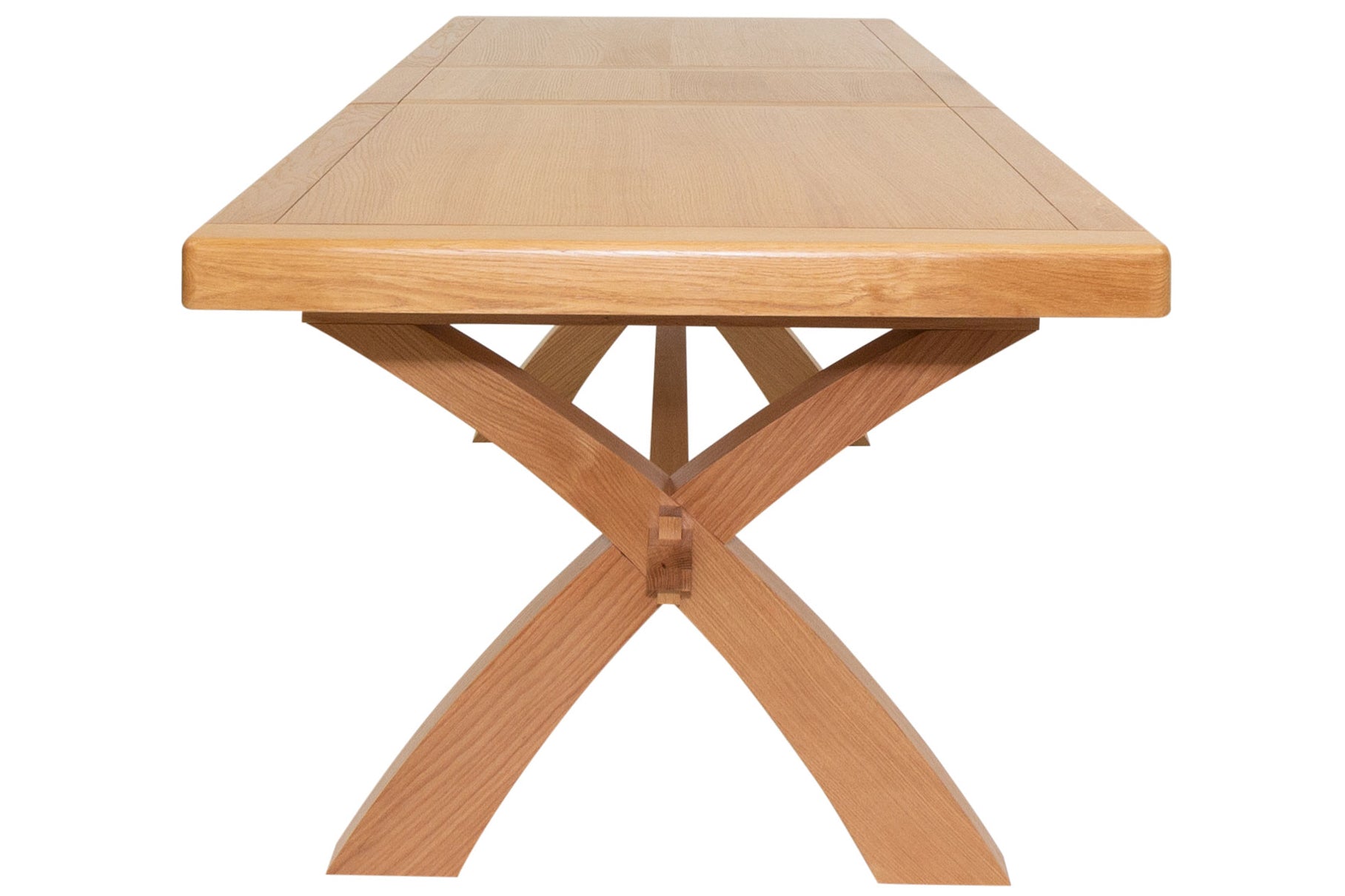 Kinvara - Oak Cross Leg Dining Table 200-245Cm