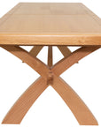 Kinvara - Oak Cross Leg Dining Table 200-245Cm