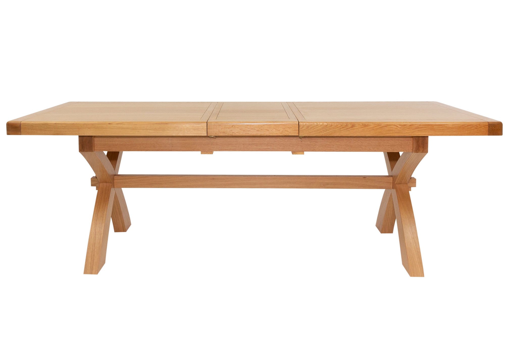 Kinvara - Oak Cross Leg Dining Table 200-245Cm