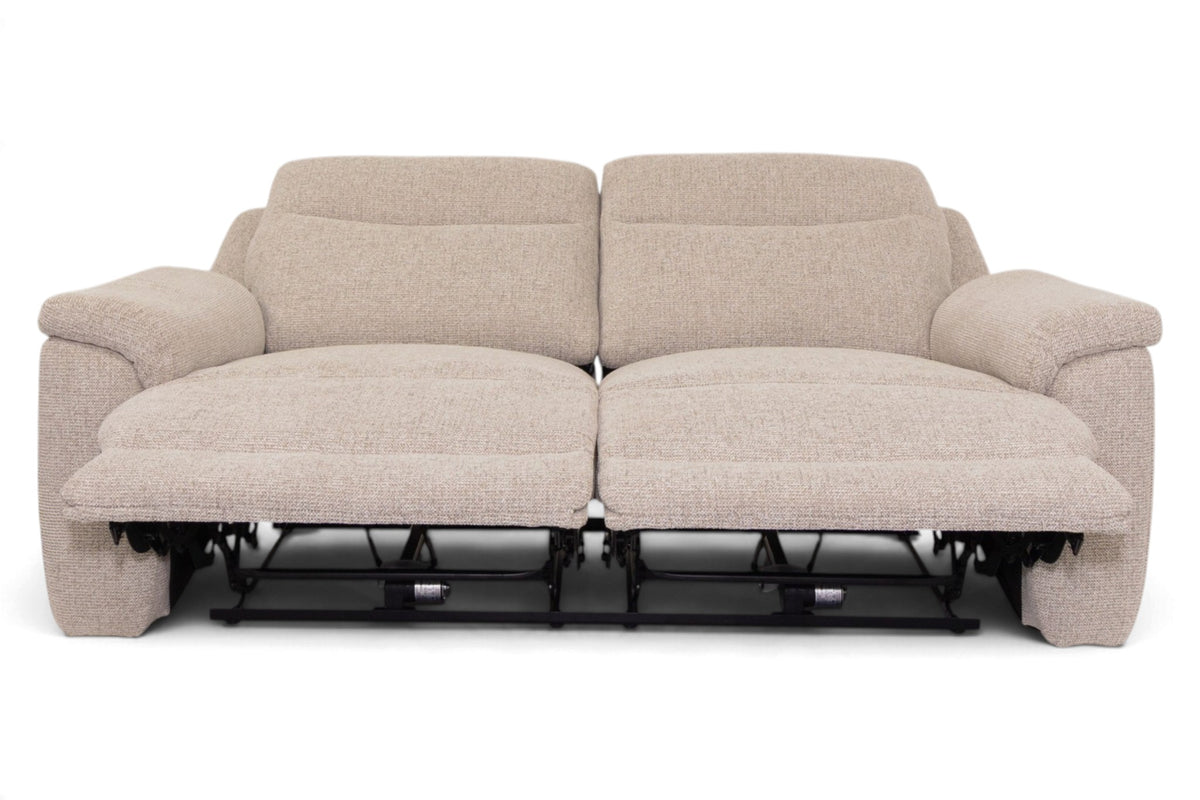 Helston - Fabric 3 Seater Power Recliner Sofa
