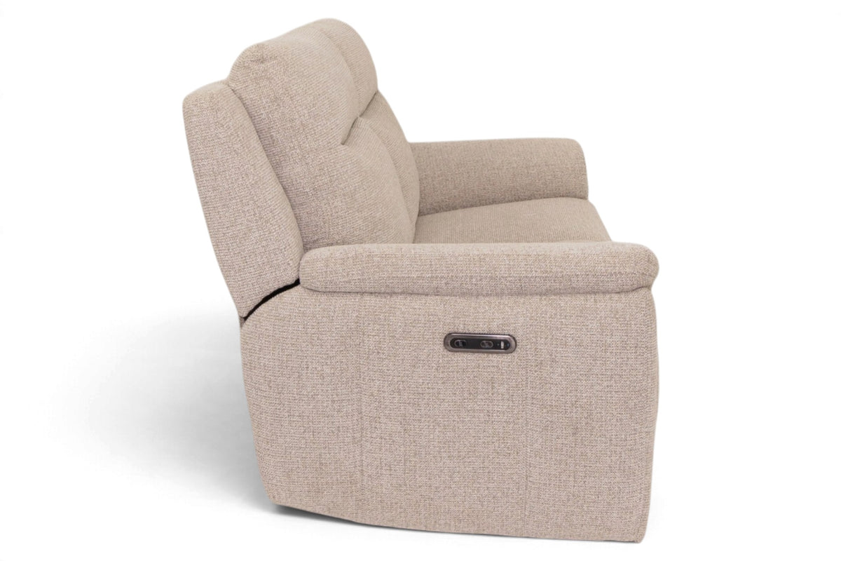Helston - Fabric 2 Seater Power Recliner Sofa