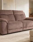 Maldon - Fabric 3 Seater Power Recliner Sofa