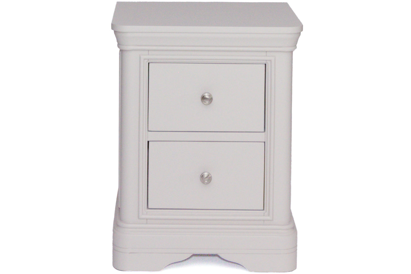 Merlot - Taupe 2 Drawer Bedside Locker