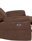 Jordan - Brown Fabric Power Recliner Chair