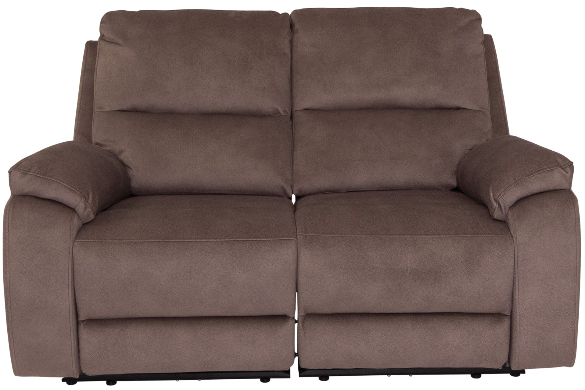 Belford - Brown Fabric 2 Seater Power Recliner Sofa