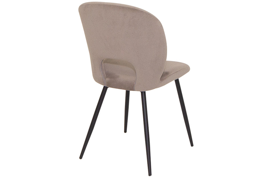 Slane - Grey Fabric And Metal Dining Chair