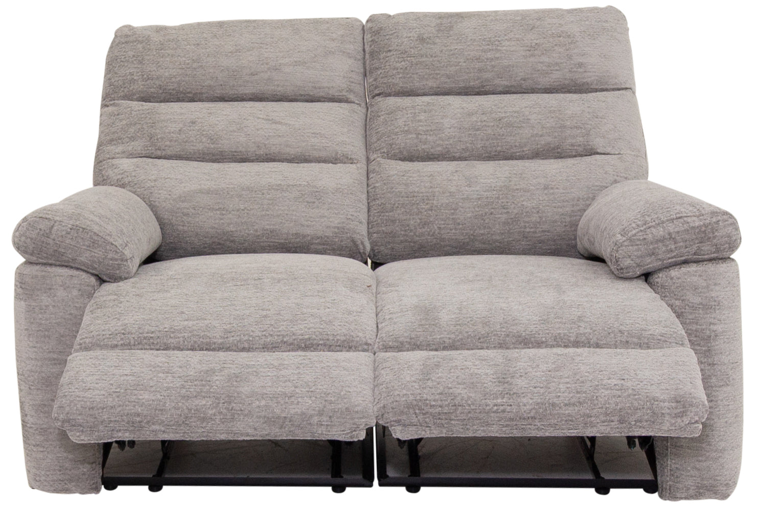 Kent - Grey Fabric 2 Seater Recliner Sofa