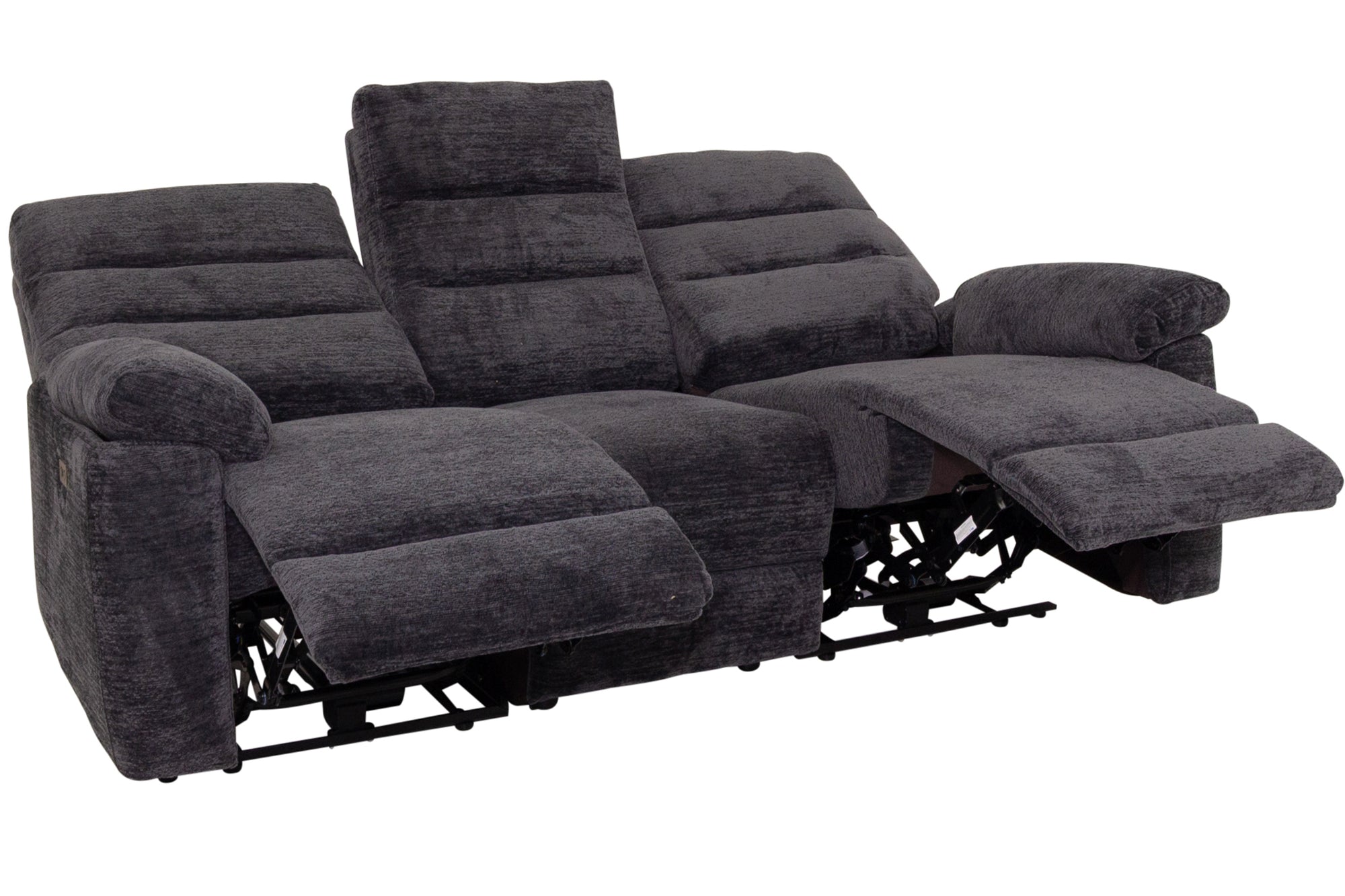 Bath - Fabric 3 Seater Power Recliner Sofa