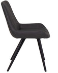 Enfield - Grey Fabric And Metal Dining Chair