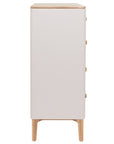 Ardagh - Taupe And Oak 5 Drawer Chest Of Drawers