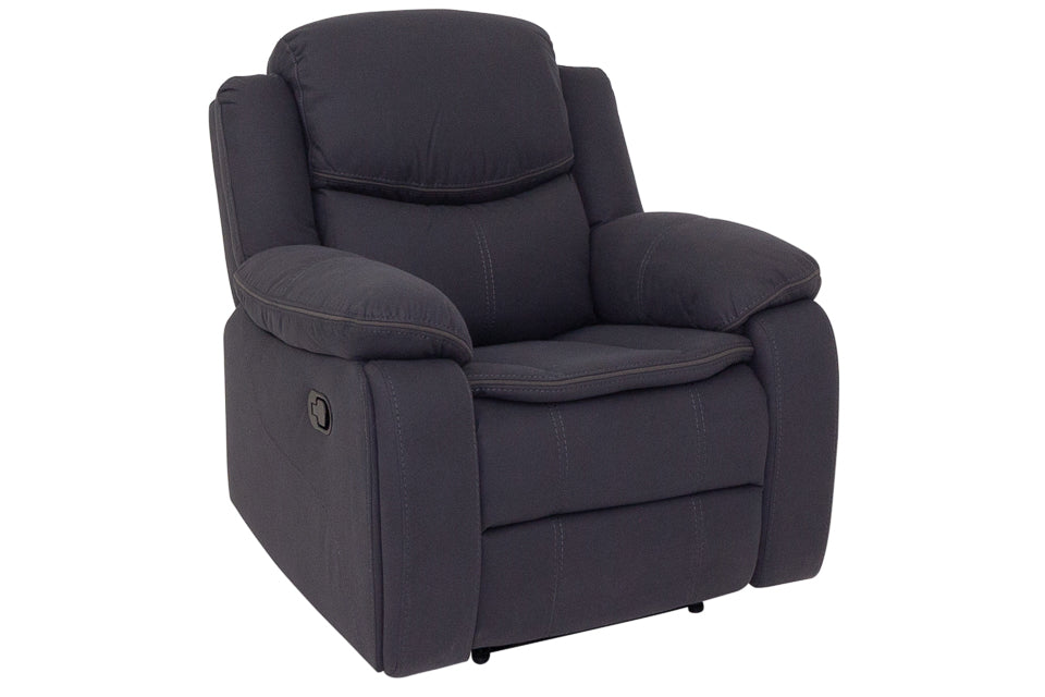 Rio - Grey Fabric Recliner Chairs