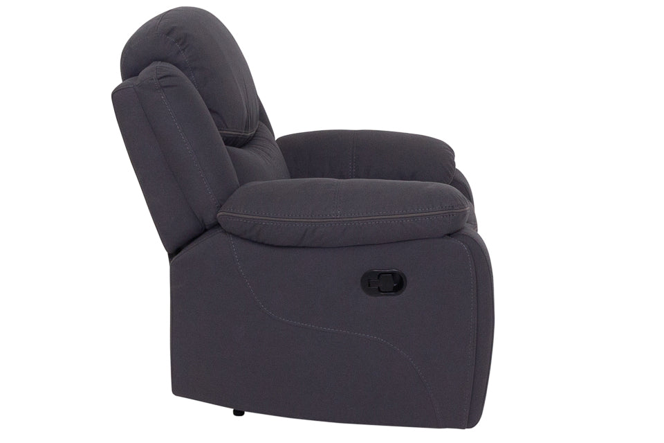 Rio - Grey Fabric Recliner Chairs