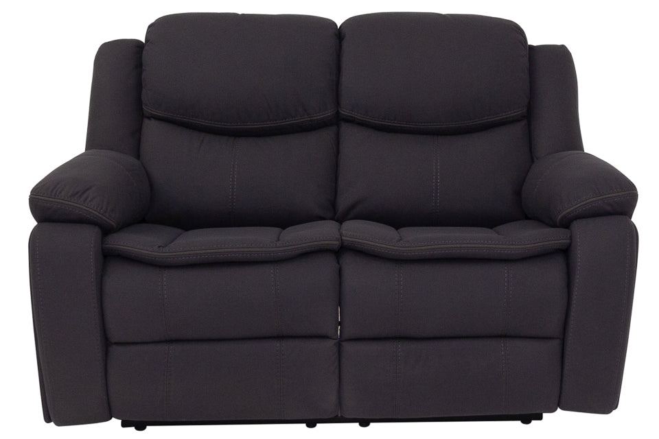 Rio - Grey Fabric 2 Seater Recliner Sofa