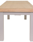 Kilronan - Taupe And Oak Large  Extension Dining Table 200-245Cm