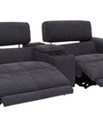Sinatra - Fabric 3 Seater Sofa with Console and Speaker
