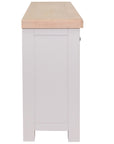 Kilronan - Taupe And Oak 3 Over 4 Wide Chest Of Drawers