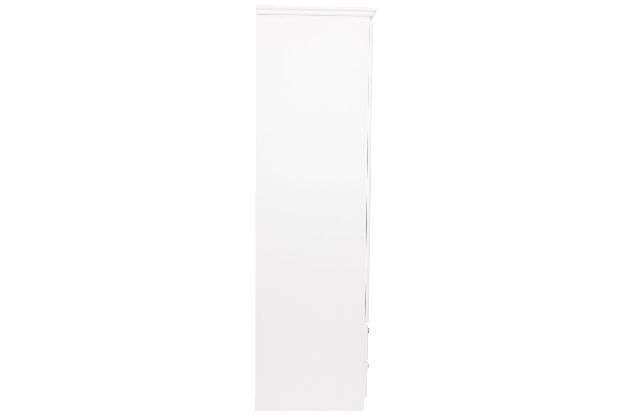 Saturn - White 2Dr And 2 Darwe Wardrobe With Mirror