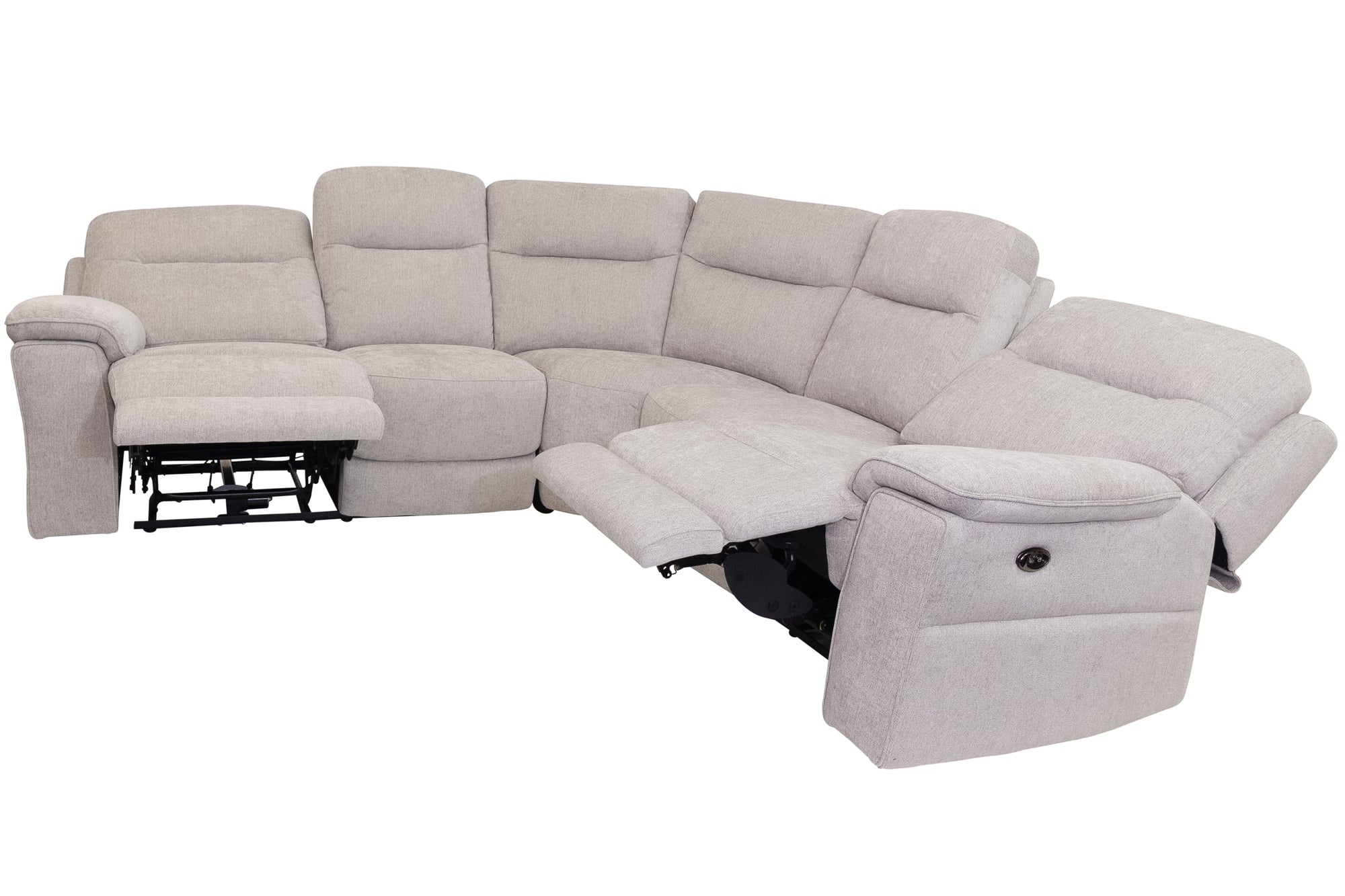 Ormond - Fabric Power Recliner Corner Sofa