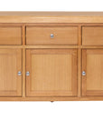 Kinvara - Oak 3 Door Sideboard With 3 Drawers