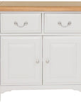 Simon - Grey And Oak Sideboard