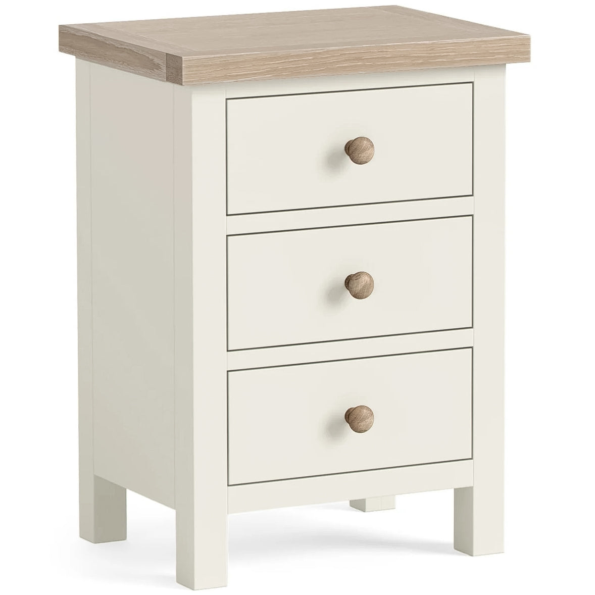 Java Cream And Oak Bedside Locker