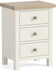 Java Cream And Oak Bedside Locker
