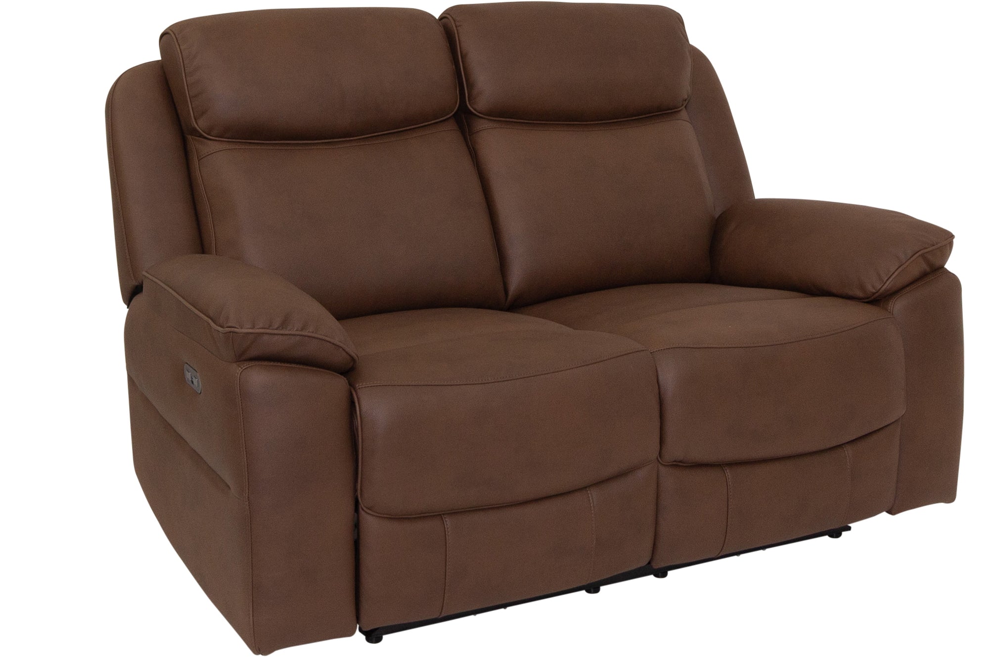 Jordan Brown Fabric 2 Seater Recliner