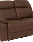 Jordan Brown Fabric 2 Seater Recliner