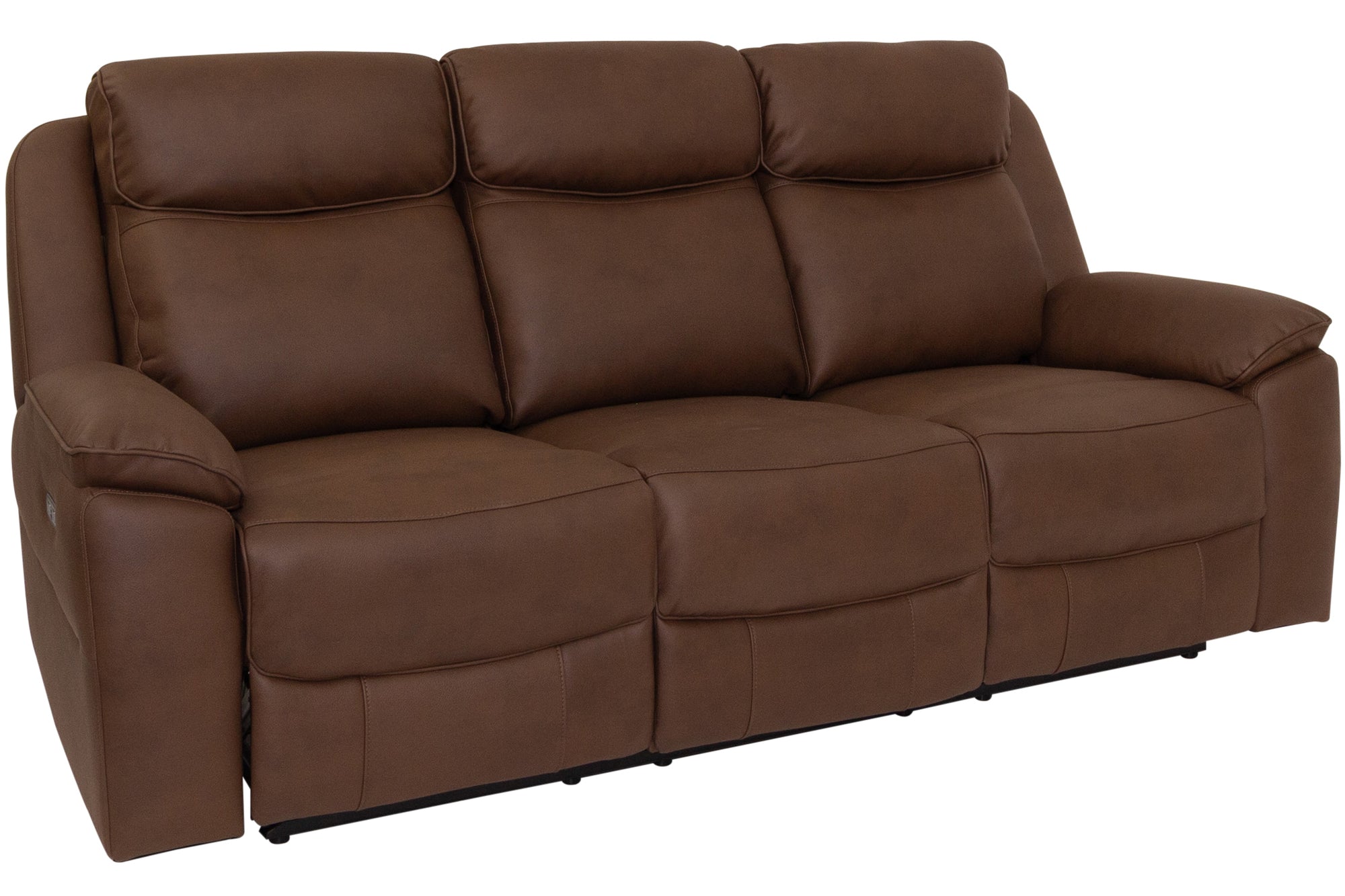 Jordan brown Fabric 3 Seater Recliner