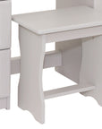 Jupiter Grey Dressing Table Stool