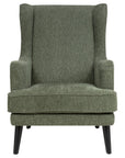 Ellen - Green Fabric Accent Armchair