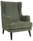 Ellen - Green Fabric Accent Armchair