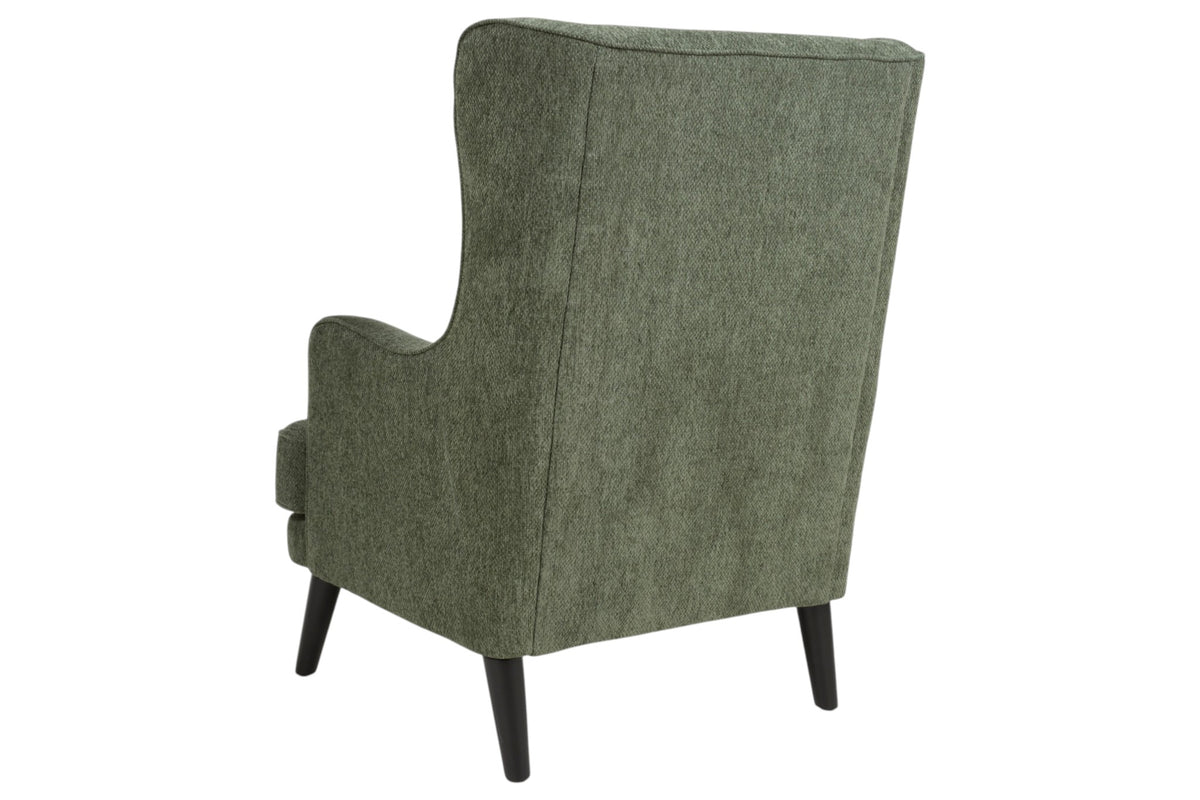 Ellen - Green Fabric Accent Armchair