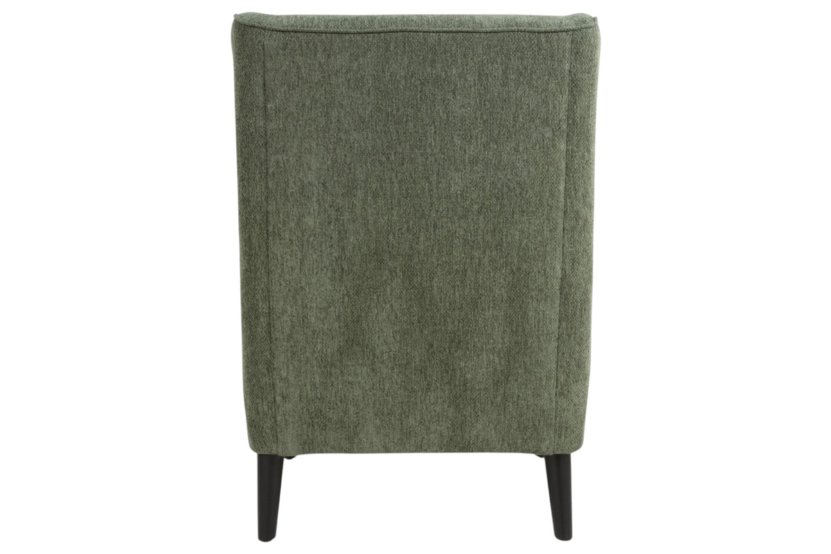 Ellen - Green Fabric Accent Armchair