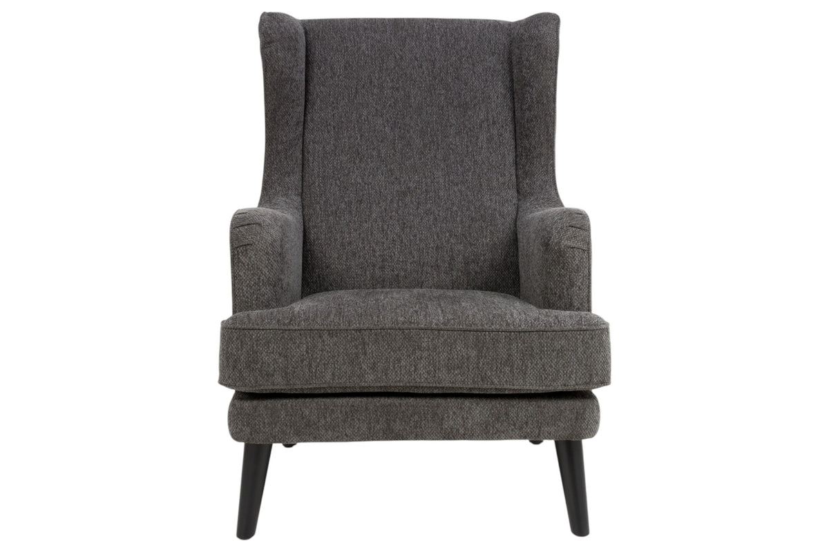 Ellen - Grey Fabric Accent Armchair