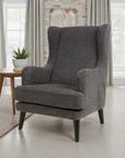 Ellen - Grey Fabric Accent Armchair