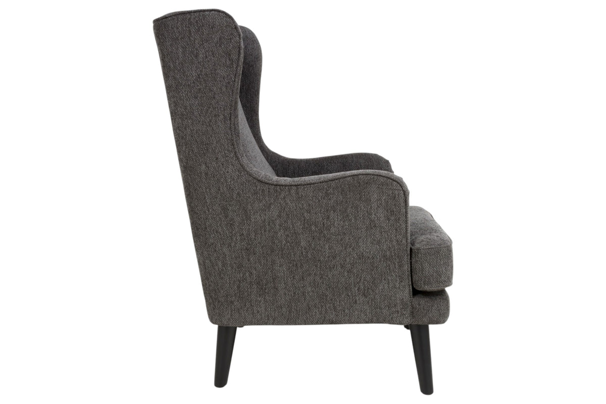 Ellen - Grey Fabric Accent Armchair
