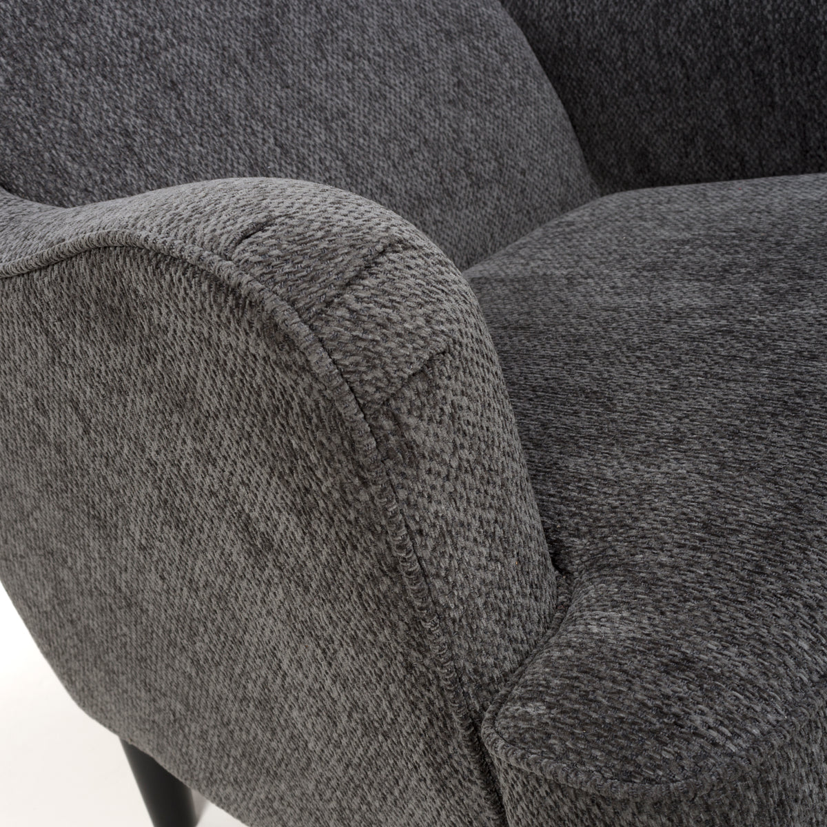 Ellen - Grey Fabric Accent Armchair