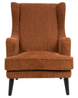 Ellen - Orange Fabric Accent Armchair