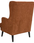 Ellen - Orange Fabric Accent Armchair