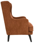 Ellen - Orange Fabric Accent Armchair